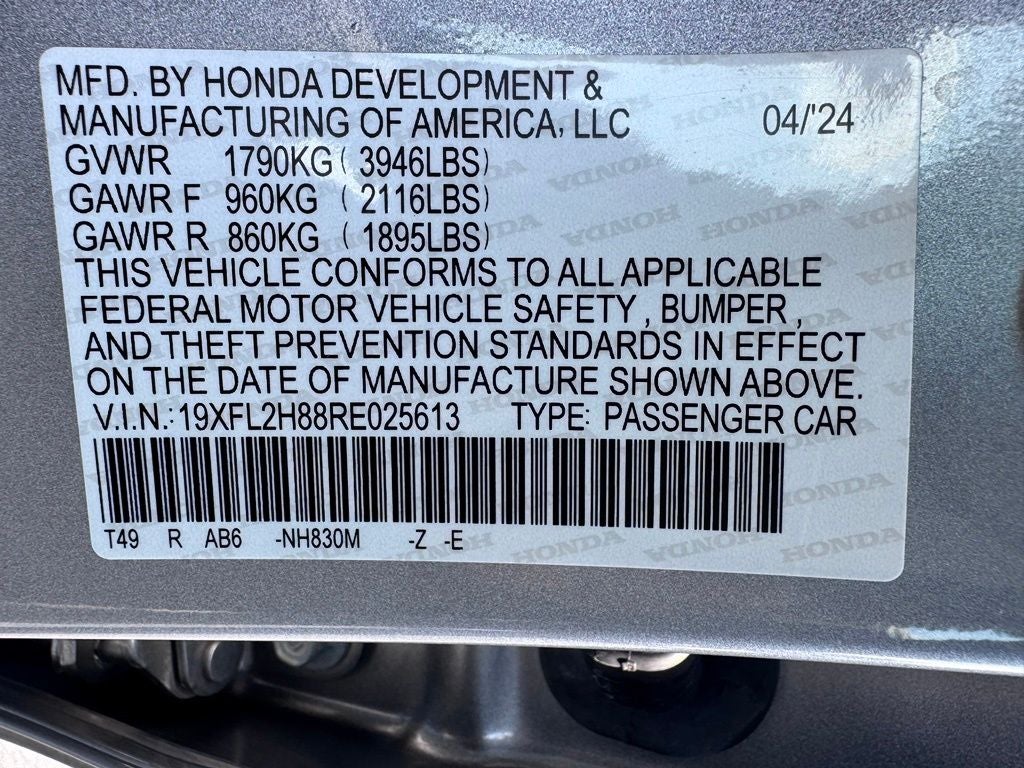 2024 Honda Civic Sport