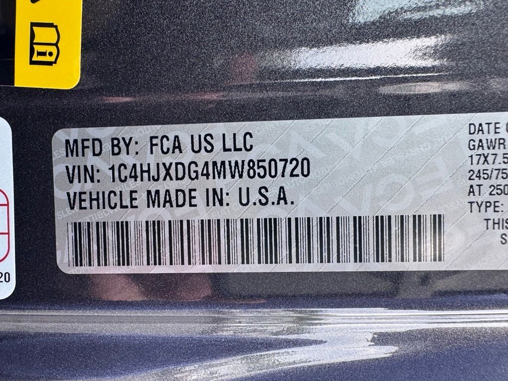 2021 Jeep Wrangler Unlimited Sport S