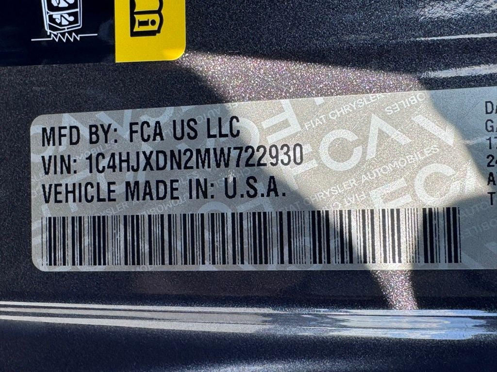 2021 Jeep Wrangler Unlimited Sport