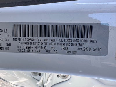 2020 RAM 1500 Big Horn/Lone Star