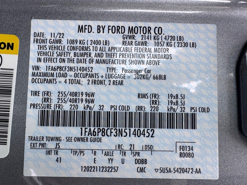 2022 Ford Mustang GT Premium