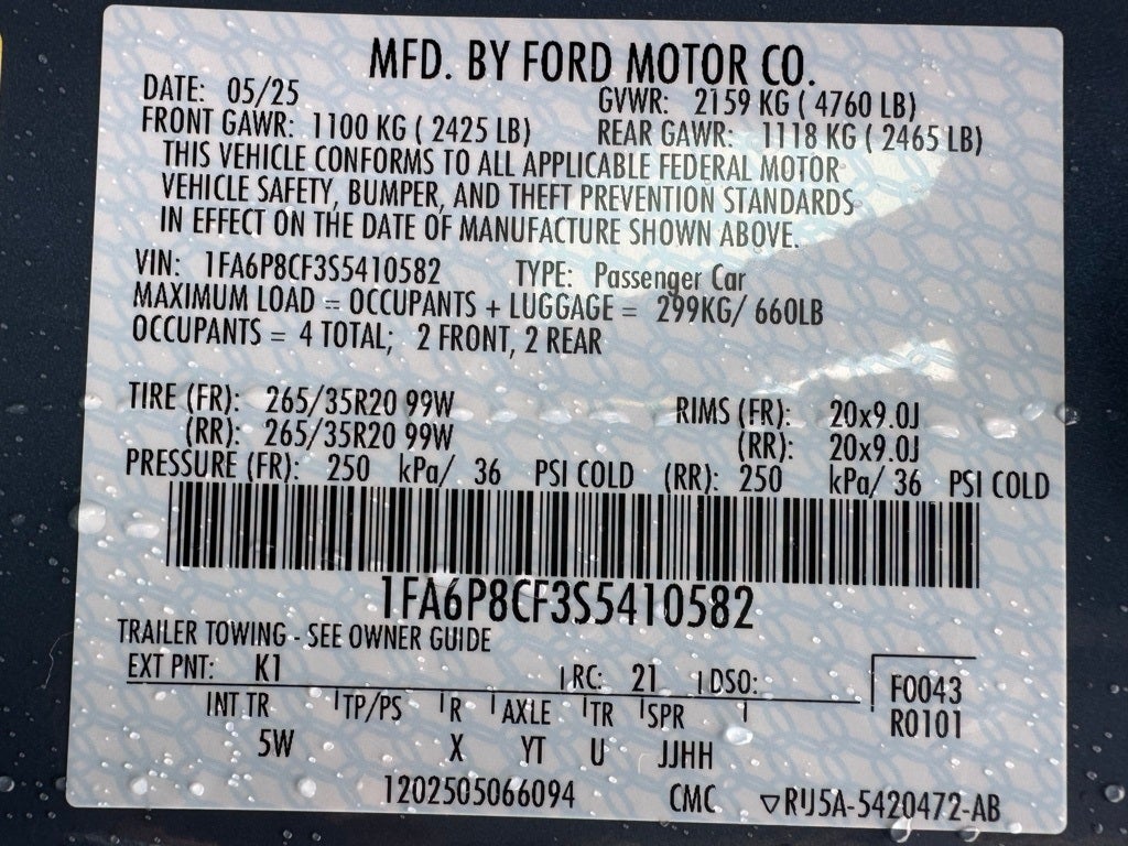 2025 Ford Mustang GT Premium