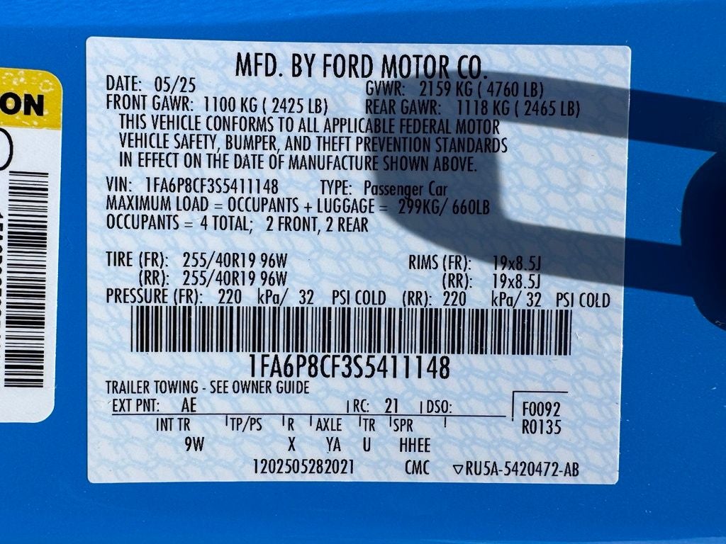 2025 Ford Mustang GT Premium