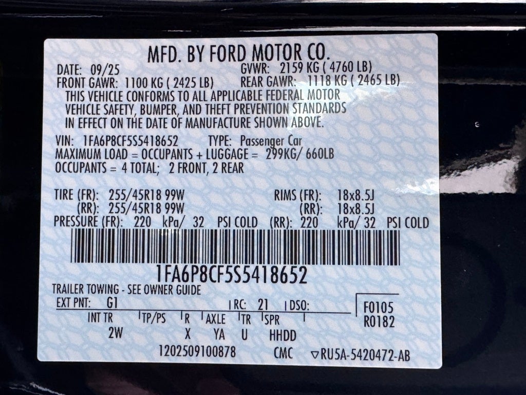 2025 Ford Mustang GT