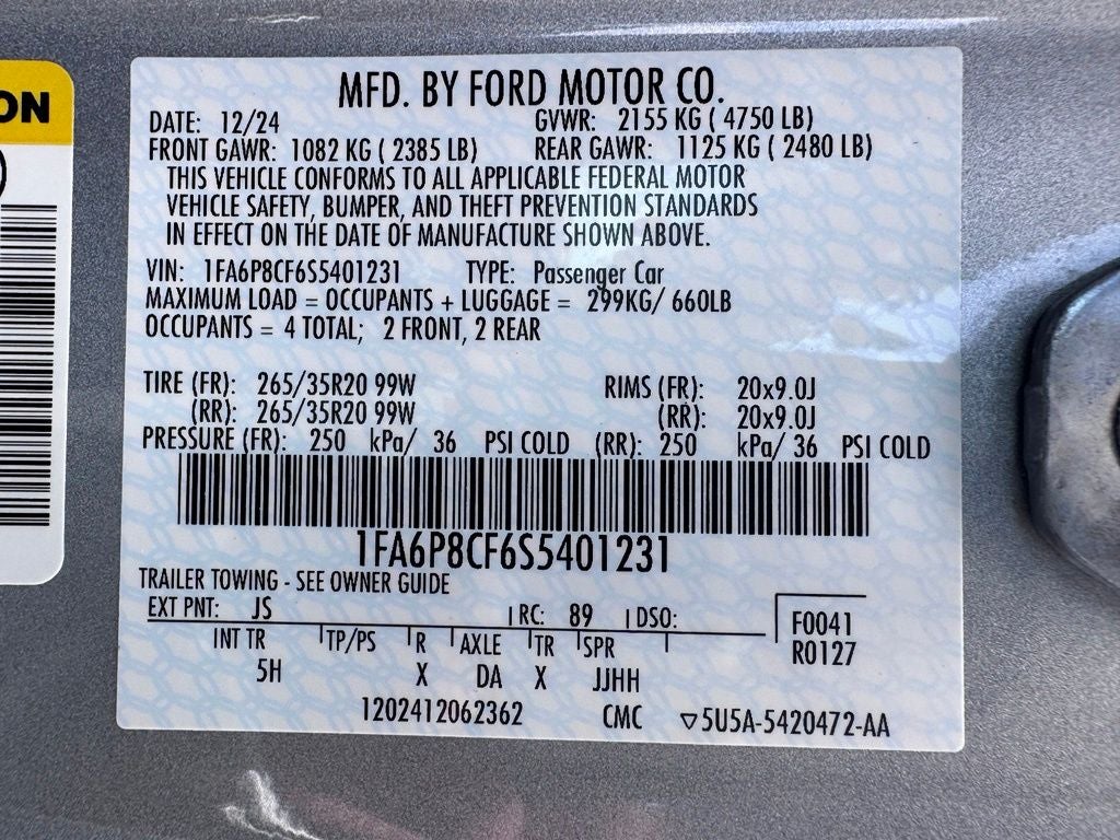 2025 Ford Mustang GT Premium