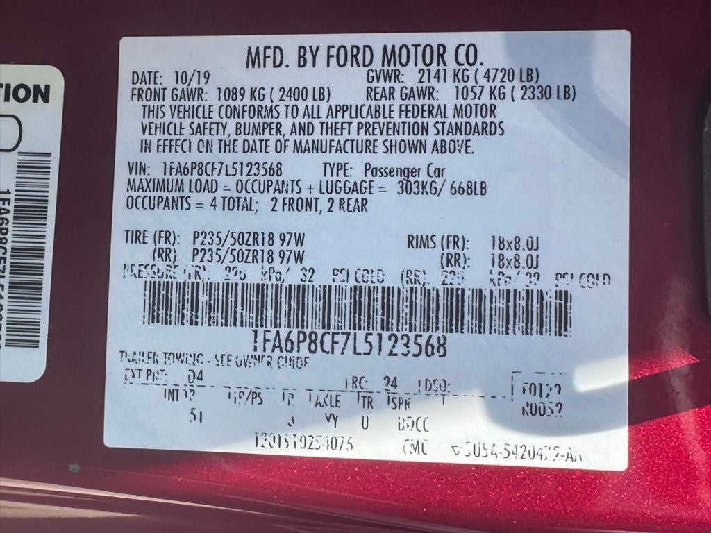 2020 Ford Mustang GT Premium
