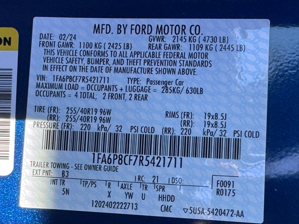 2024 Ford Mustang GT Premium