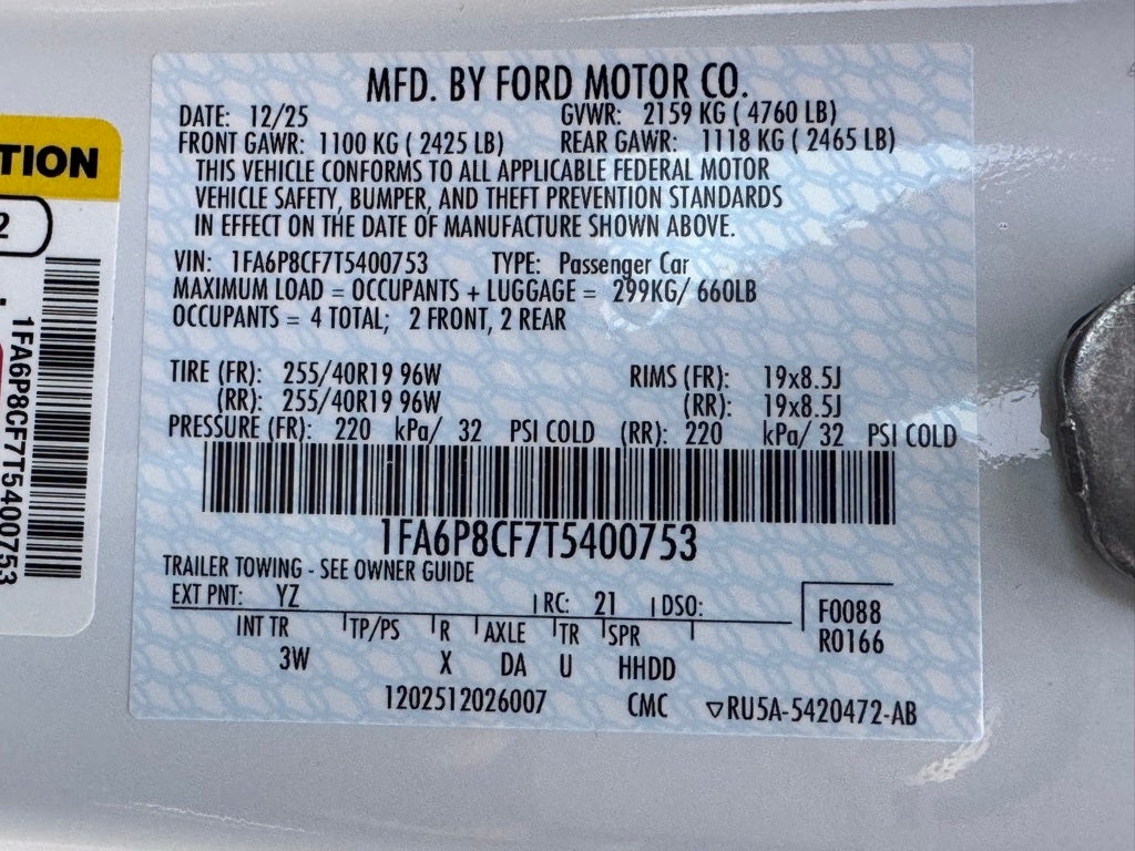 2026 Ford Mustang GT Premium