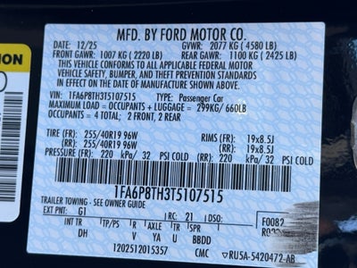 2026 Ford Mustang EcoBoost