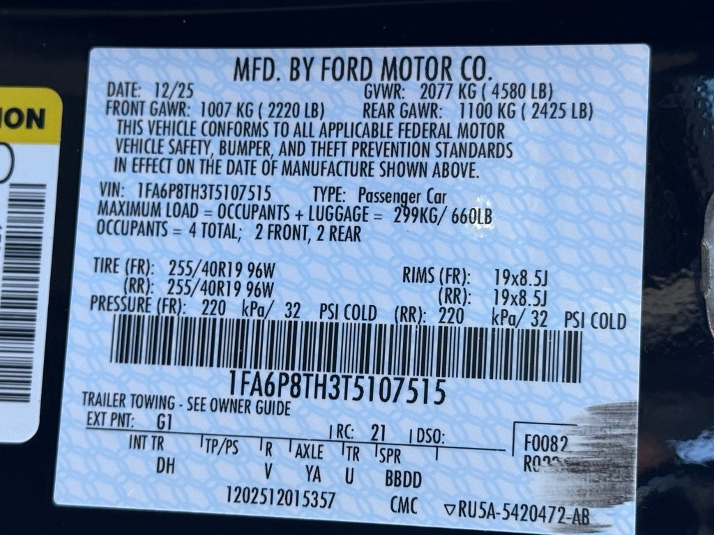 2026 Ford Mustang EcoBoost