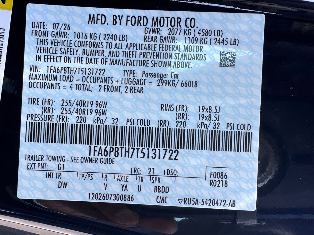 2026 Ford Mustang EcoBoost