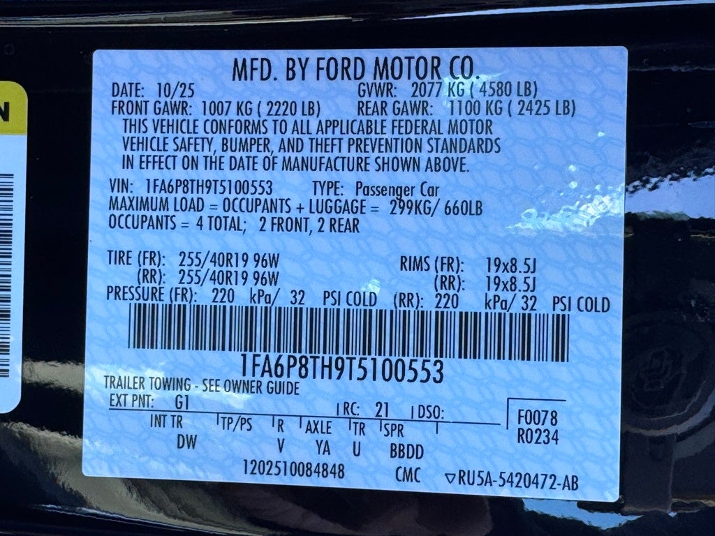 2026 Ford Mustang EcoBoost