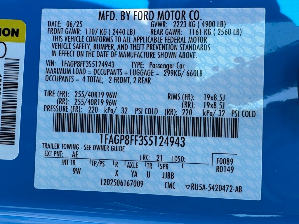 2025 Ford Mustang GT Premium