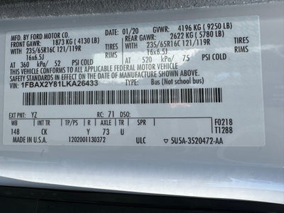 2020 Ford Transit-350 XLT