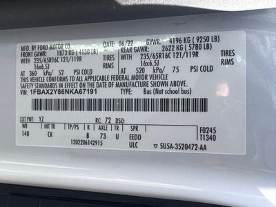 2022 Ford Transit-350 XLT