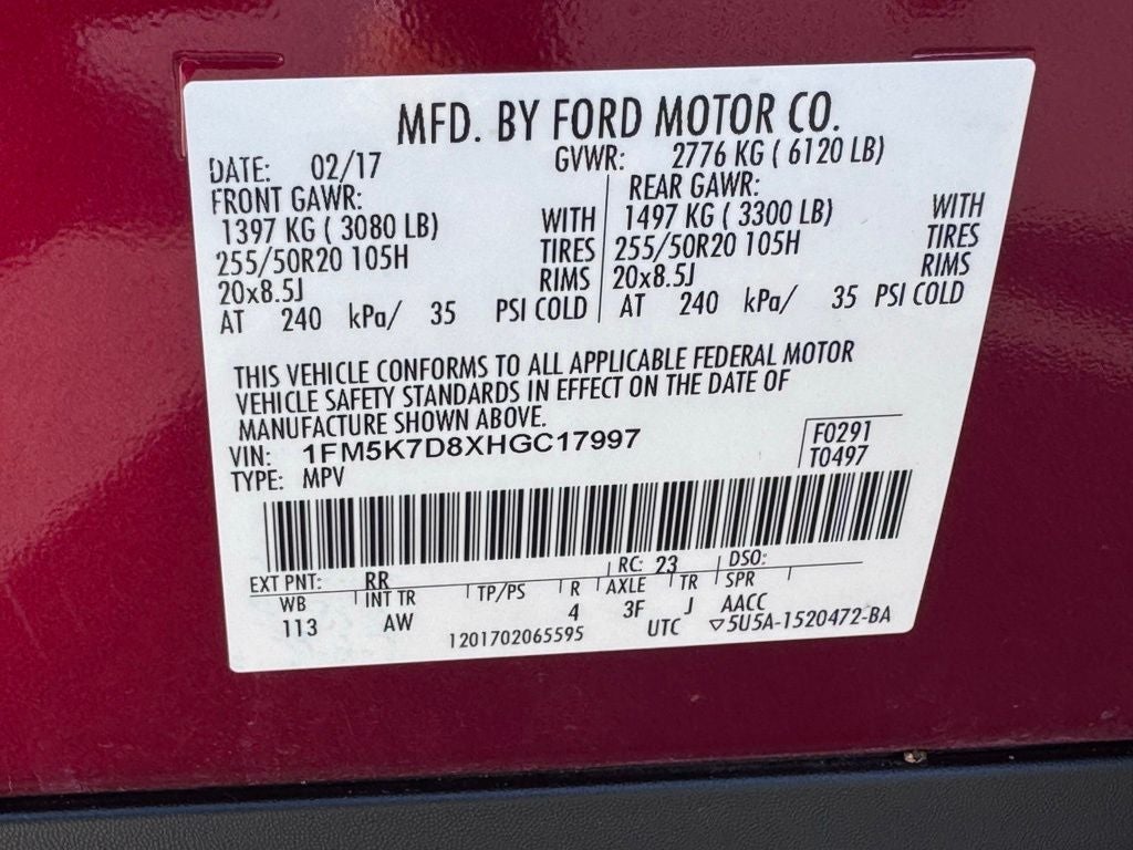 2017 Ford Explorer XLT