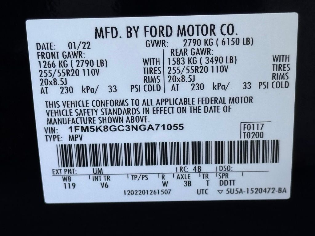 2022 Ford Explorer ST