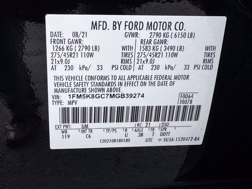 2021 Ford Explorer ST