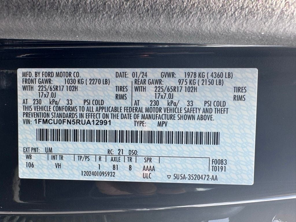 2024 Ford Escape Base