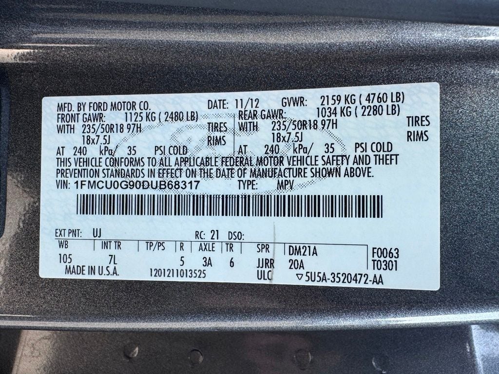 2013 Ford Escape SE