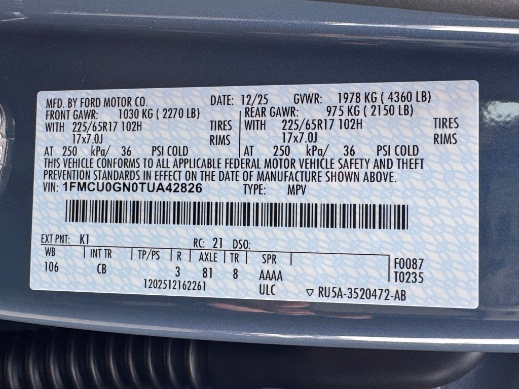 2026 Ford Escape Active