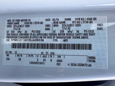 2024 Ford Escape Active