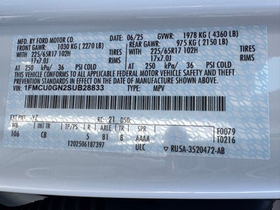 2025 Ford Escape Active