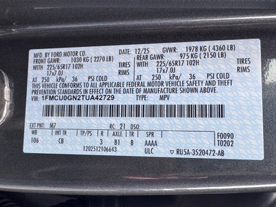 2026 Ford Escape Active