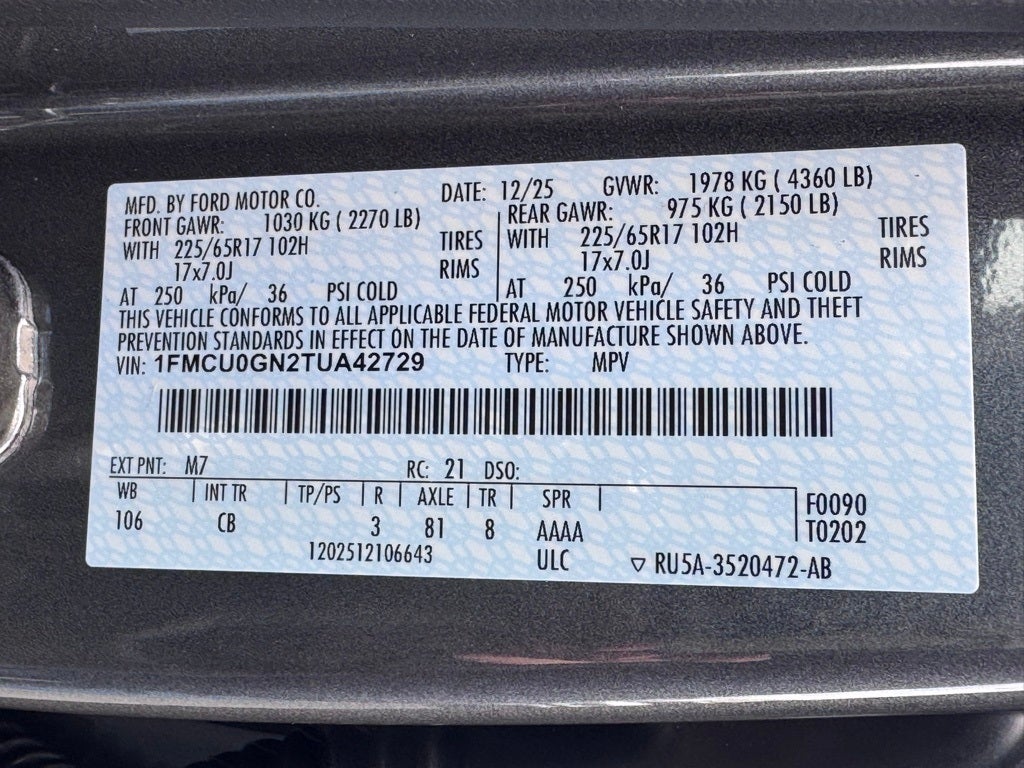 2026 Ford Escape Active