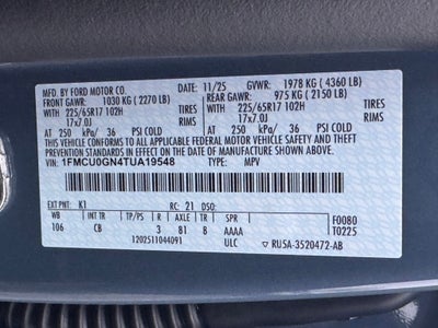 2026 Ford Escape Active