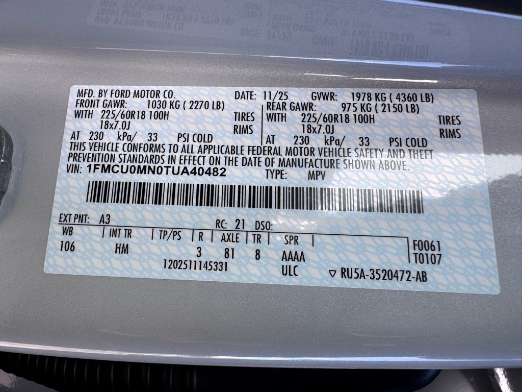 2026 Ford Escape ST-Line