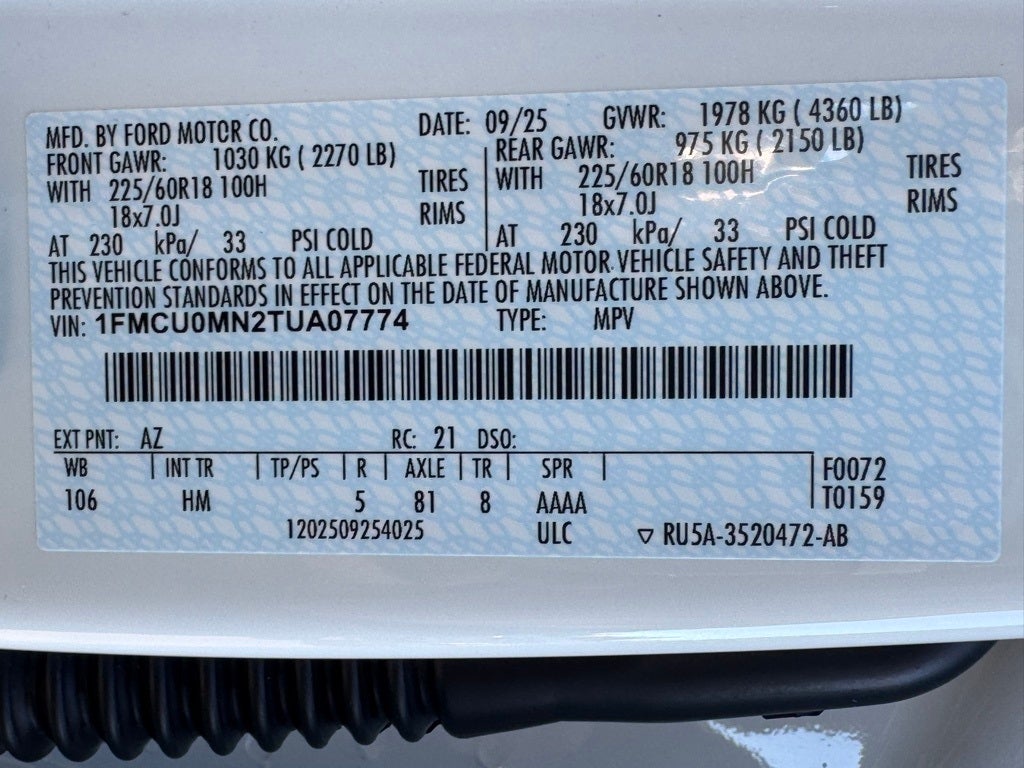 2026 Ford Escape ST-Line