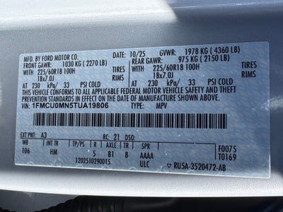 2026 Ford Escape ST-Line