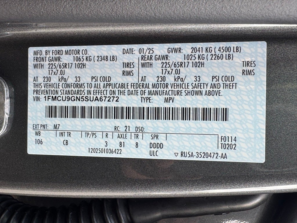 2025 Ford Escape Active