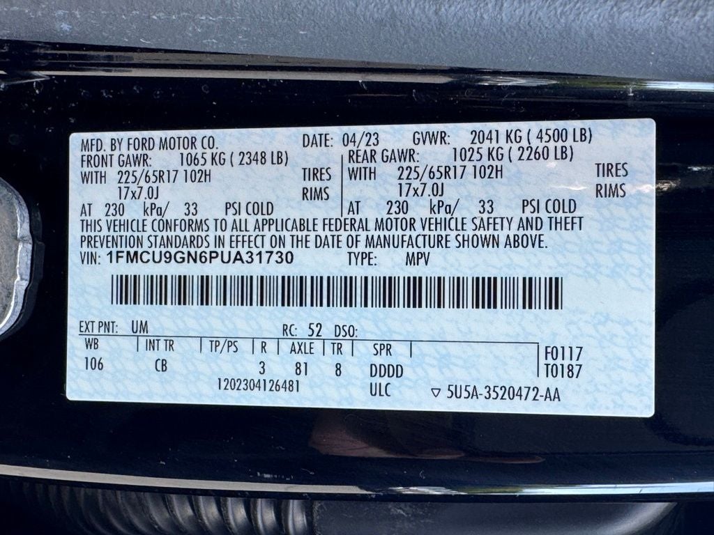 2023 Ford Escape Active