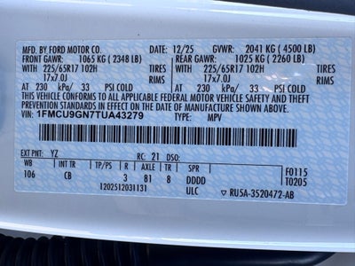 2026 Ford Escape Active