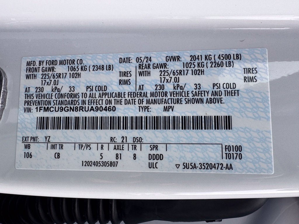 2024 Ford Escape Active