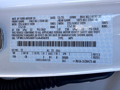 2026 Ford Escape Active