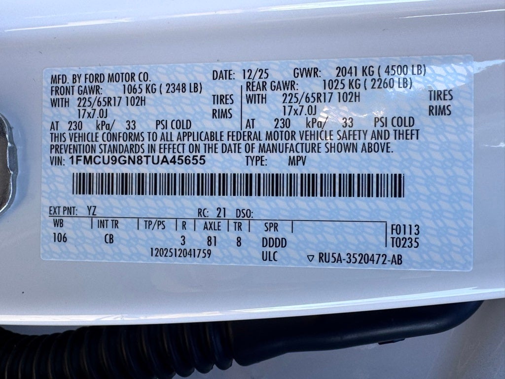 2026 Ford Escape Active