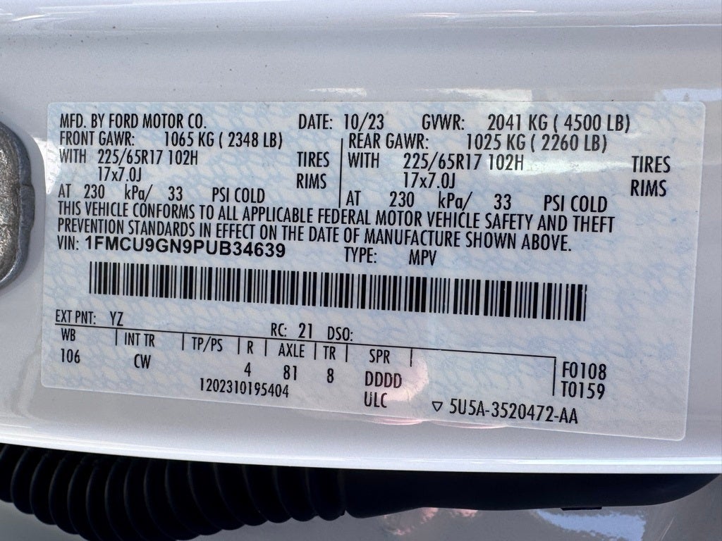 2023 Ford Escape Active