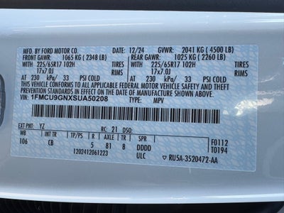 2025 Ford Escape Active