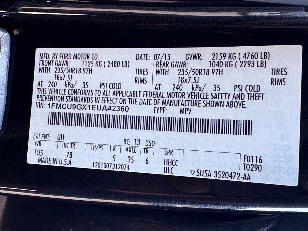 2014 Ford Escape SE