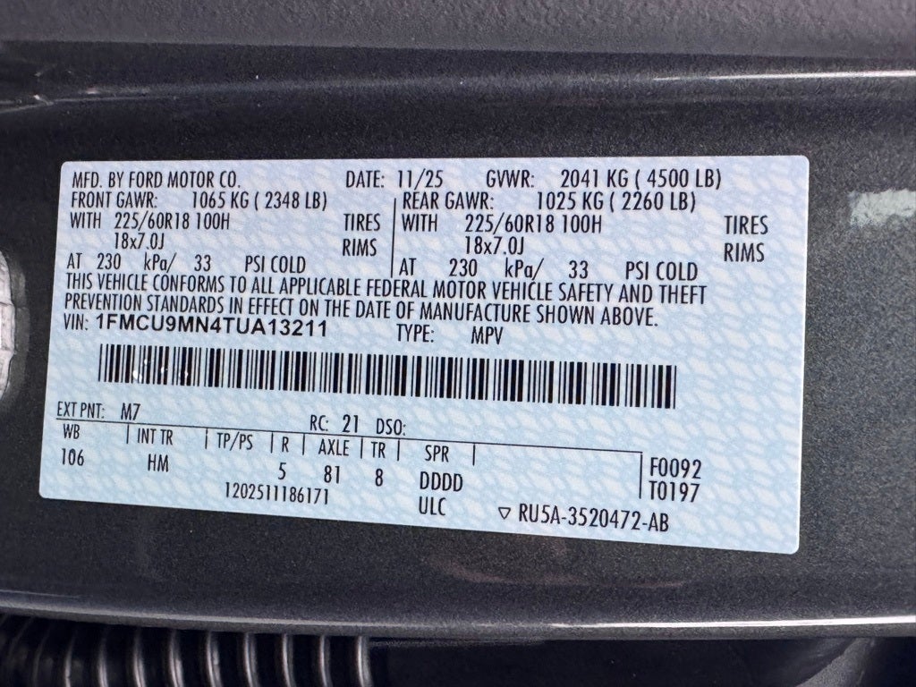 2026 Ford Escape ST-Line