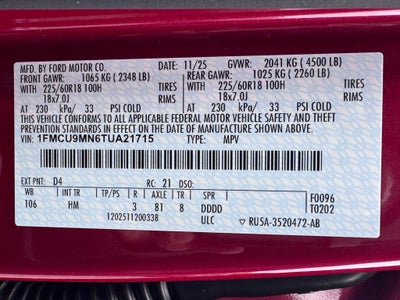 2026 Ford Escape ST-Line