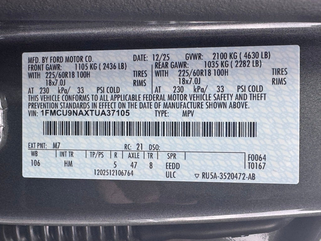 2026 Ford Escape ST-Line Select