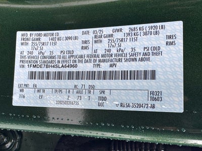 2025 Ford Bronco Big Bend