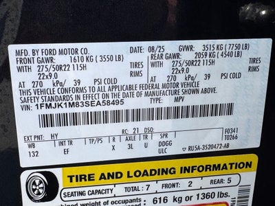 2025 Ford Expedition Max Platinum