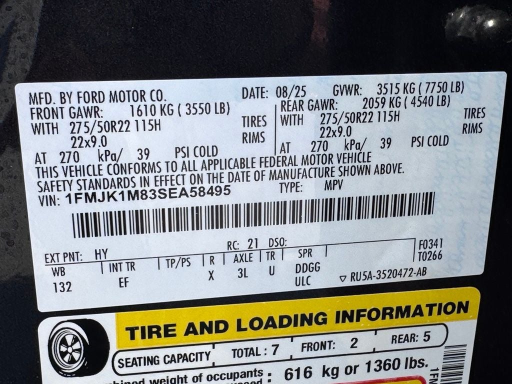 2025 Ford Expedition Max Platinum