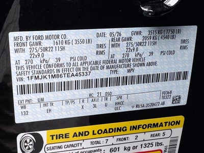 2026 Ford Expedition Max Platinum