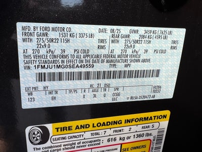 2025 Ford Expedition Platinum